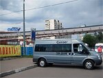 Бесплатный автобус Genser в пункт аренды автомобилей АрендаАвто-блв на ул.Добролюбова