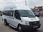 Бесплатный автобус Genser в пункт аренды автомобилей АрендаАвто-блв на Новорязанском шоссе